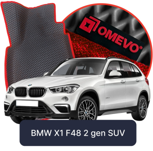 OMEVO 5D Pro EVA Mats for BMW X1 F48 2 gen SUV (2015-2022)