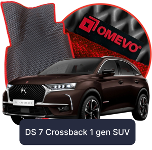 OMEVO 5D Pro EVA Mats for DS 7 Crossback 1 gen SUV (2017-2025)