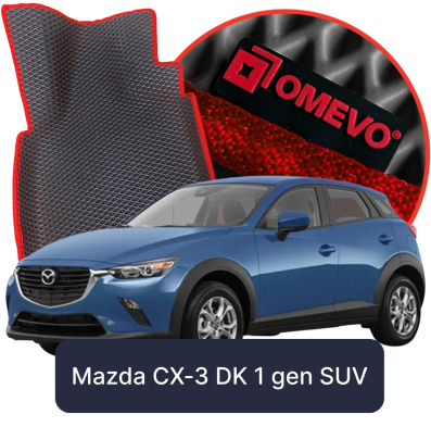 OMEVO EVA car mats for Mazda CX-3 DK 1 gen SUV (2014-2021)
