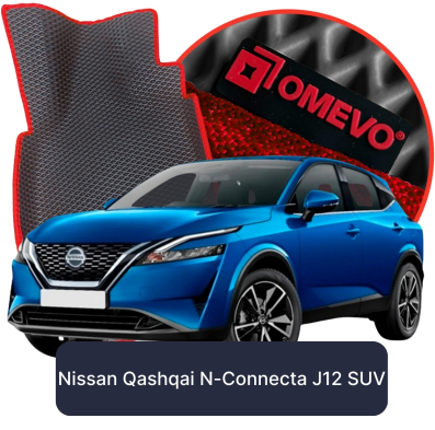 OMEVO EVA car mats for Nissan Qashqai N-Connecta J12 3 gen SUV (2021-2025)