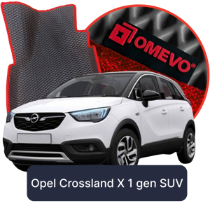 OMEVO 5D Pro EVA Mats for Opel Crossland X 1 gen SUV (2017-2024)