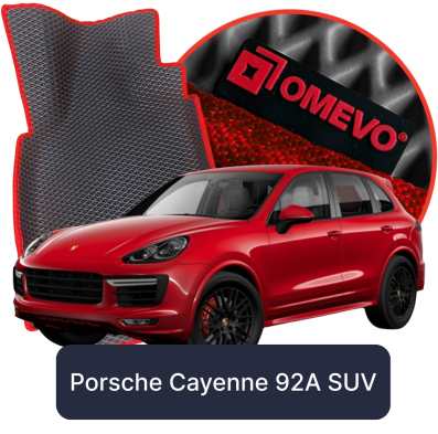 OMEVO 5D Pro EVA Mats for Porsche Cayenne 92A 2 gen SUV (2010-2017)