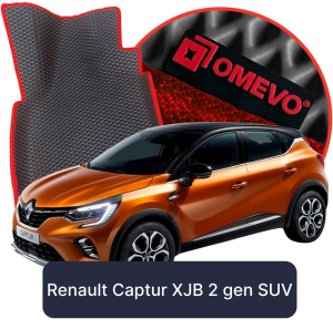 OMEVO 5D Pro EVA Mats for Renault Captur XJB 2 gen SUV (2019-2025)