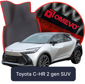 OMEVO 5D Pro EVA Mats for Toyota C-HR 2 gen SUV (2023-2025)