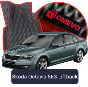 OMEVO 5D Pro EVA Mats for Škoda Octavia 5E3 3 gen Liftback (2013-2020)