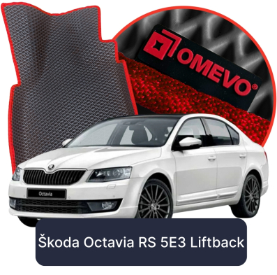 EVA Car Mats OMEVO for Skoda Octavia RS 5E3 3 gen Liftback (2013–2020)