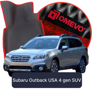 OMEVO 5D Pro EVA Mats for Subaru Outback USA 4 gen SUV (2009-2014)