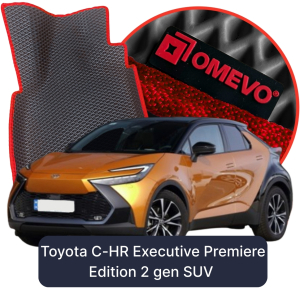 OMEVO 5D Pro EVA Mats for Toyota C-HR Executive Premiere Edition 2 gen SUV (2023-2025)