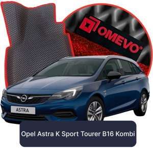 OMEVO 5D Pro EVA Mats for Opel Astra K Sport Tourer B16 5 gen Station Wagon (2015-2021)