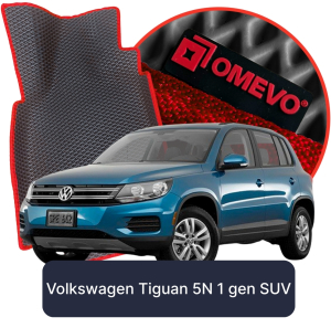 OMEVO 5D Pro EVA Mats for Volkswagen Tiguan 5N 1 gen SUV (2007-2016)