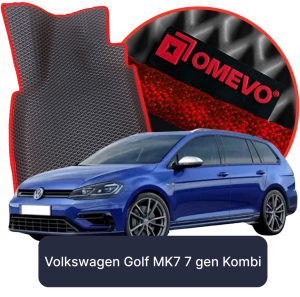 OMEVO 5D Pro EVA Mats for Volkswagen Golf MK7 7 gen Station Wagon (2012-2020)