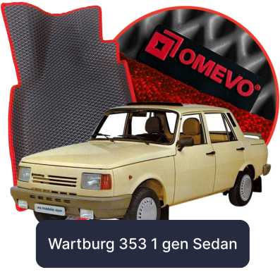 OMEVO 5D Pro EVA Mats for Wartburg 353 1 gen Sedan (1966-1989)