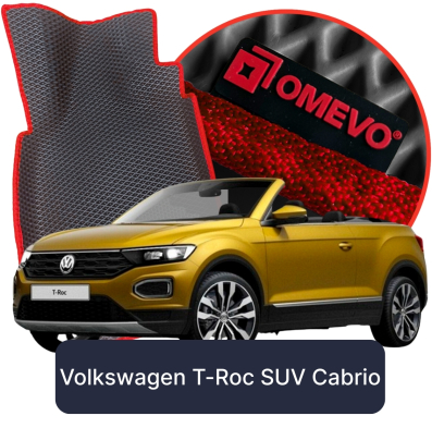 OMEVO 5D Pro EVA Mats for Volkswagen T-Roc 1 gen SUV Cabrio (2017-2025)
