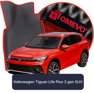 OMEVO 5D Pro EVA Mats for Volkswagen Tiguan Life Plus 3 gen SUV 5 doors (2024-2025)