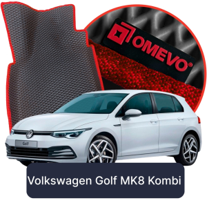OMEVO 5D Pro EVA Mats for Volkswagen Golf MK8 8 gen Station Wagon 5 doors (2019-2025)