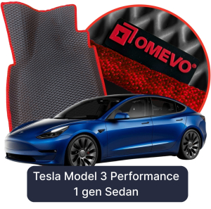OMEVO 5D Pro EVA Mats for Tesla Model 3 Performance 1 gen Sedan (2017-2025)