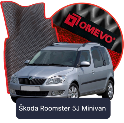 EVA Car Mats OMEVO for Skoda Roomster 5J 1 gen Minivan (2006–2015)