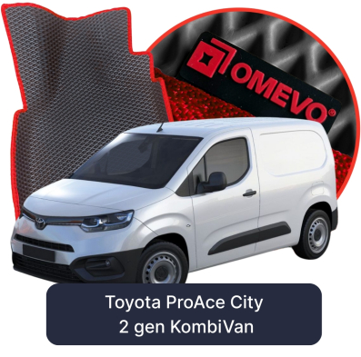 EVA Car Mats OMEVO for Toyota ProAce City 2-seater 2 gen KombiVan (2019–2025)