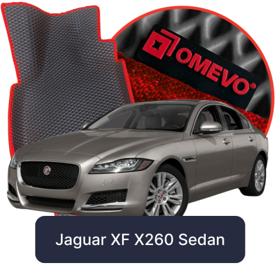 OMEVO EVA car mats for Jaguar XF X260 2 gen Sedan (2015-2024)