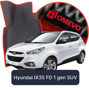 OMEVO 5D Pro EVA Mats for Hyundai IX35 FD 1 gen SUV (2009-2015)
