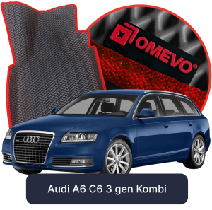 OMEVO 5D Pro EVA Mats for Audi A6 C6 3 gen Station Wagon (2004-2011)