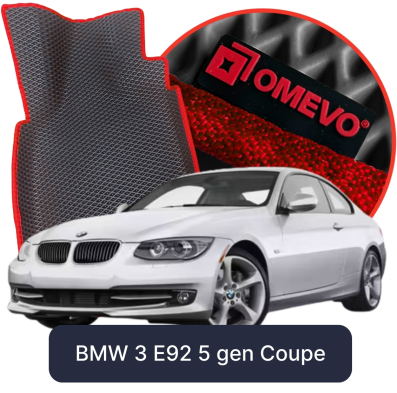 EVA Car Mats OMEVO for BMW 3 E92 5th Gen Coupe (2004-2012)