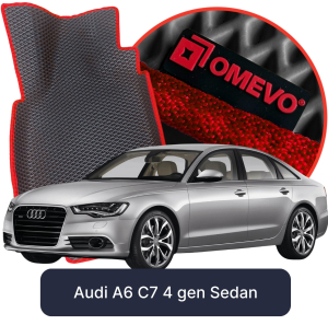 OMEVO 5D Pro EVA Mats for Audi A6 C7 4 gen Sedan (2011-2018)