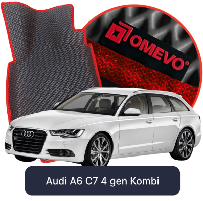 OMEVO 5D Pro EVA Mats for Audi A6 C7 4 gen Station Wagon (2011-2018)