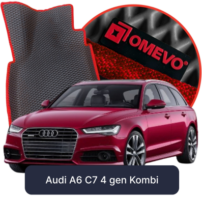 OMEVO 5D Pro EVA Mats for Audi A6 C7 4 gen Station Wagon (2011-2018)