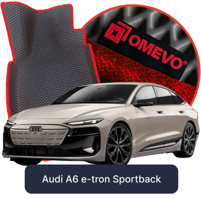 EVA Car Mats OMEVO for Audi A6 e-tron Sportback Performance 1st Gen Liftback (2024-2025)