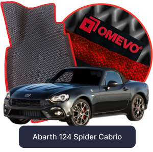 OMEVO 5D Pro EVA Mats for Abarth 124 Spider Cabrio (2015-2020)