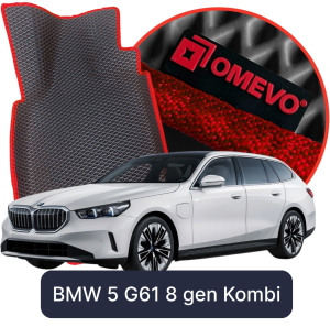 OMEVO 5D Pro EVA Mats for BMW 5 G61 8 gen Station Wagon (2023-2025)