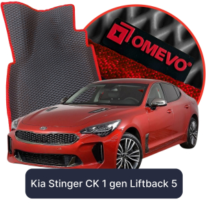 OMEVO 5D Pro EVA Mats for Kia Stinger CK 1 gen Liftback 5 doors (2017-2023)
