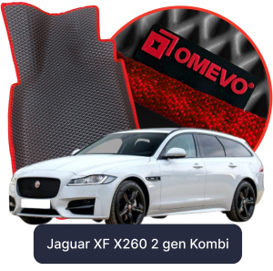 OMEVO 5D Pro EVA Mats for Jaguar XF X260 2 gen Station Wagon (2015-2024)