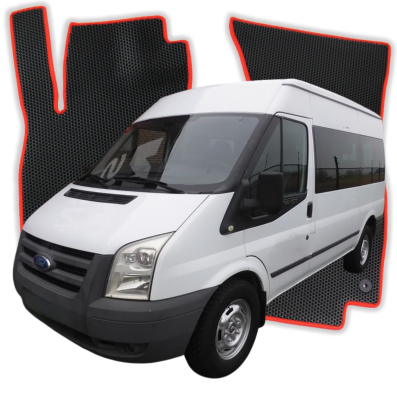 EVA car mats OMEVO for Ford Transit 9-seater L2H3 5 gen Van 4 doors 2000-2014