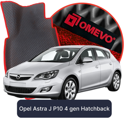EVA car mats OMEVO for Opel Astra J P10 4 gen Hatchback 5 doors 2009-2015