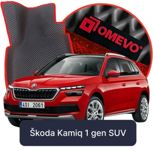 OMEVO 5D Pro EVA Mats for Škoda Kamiq 1 gen SUV (2019-2025)