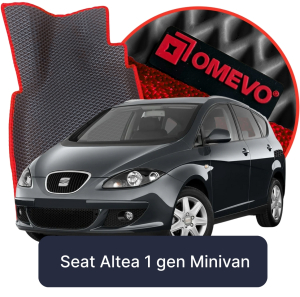 OMEVO 5D Pro EVA Mats for Seat Altea 1 gen Minivan (2004-2015)