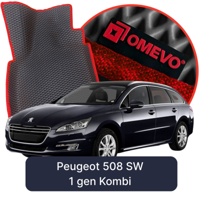 EVA Car Mats OMEVO for Peugeot 508 SW 1 gen Wagon (2010–2018)