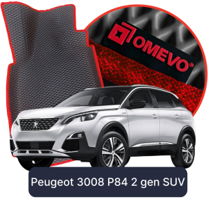 OMEVO 5D Pro EVA Mats for Peugeot 3008 P84 2 gen SUV (2016-2024)