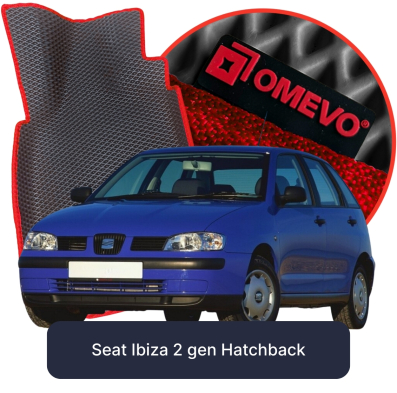 OMEVO EVA Car Mats for Seat Ibiza 2nd gen Hatchback 5-door (1993-2002)