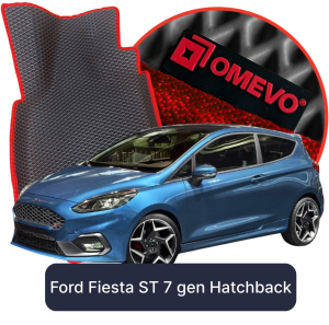 OMEVO 5D Pro EVA Mats for Ford Fiesta ST 7 gen Hatchback 3 doors (2017-2023)