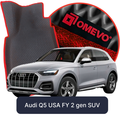 EVA car mats OMEVO for Audi Q5 USA FY 5 gen SUV (2016-2024)
