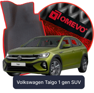 OMEVO 5D Pro EVA Mats for Volkswagen Taigo 1 gen SUV (2020-2025)