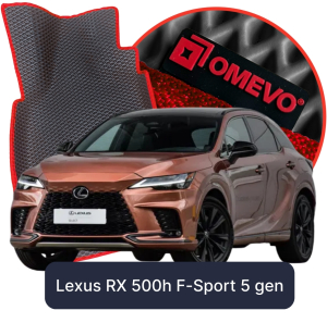 OMEVO 5D Pro EVA Mats for Lexus RX 500h F-Sport 5 gen SUV (2022-2025)