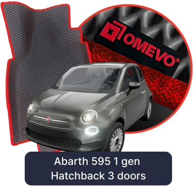 EVA Car Mats OMEVO for Abarth 595 1 gen Hatchback 3 doors (2015–2024)