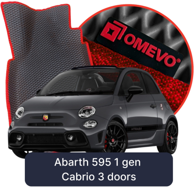 EVA Car Mats OMEVO for Abarth 595 1 gen Cabrio 3 doors (2015–2024)