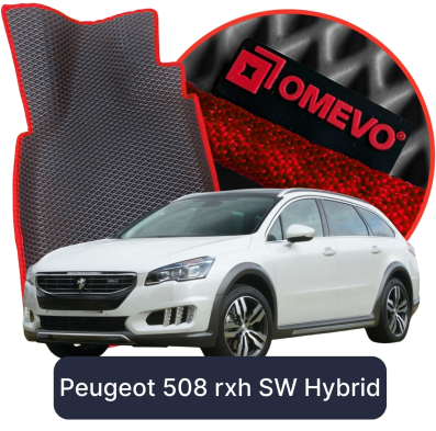 EVA car mats OMEVO for Peugeot 508 RXH SW Hybrid 1st gen Kombi (2010-2018)