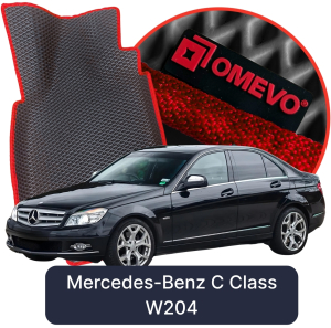 OMEVO 5D Pro EVA Mats for Mercedes-Benz C class W204 3 gen Sedan (2007-2014)