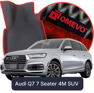 OMEVO 5D Pro EVA Mats for Audi Q7 7-seater 4M 2 gen SUV (2015-2025)